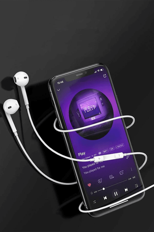 Linkage   Lkl-08 Kablolu Bluetooth Mikrofonlu Lightning  Kulaklık