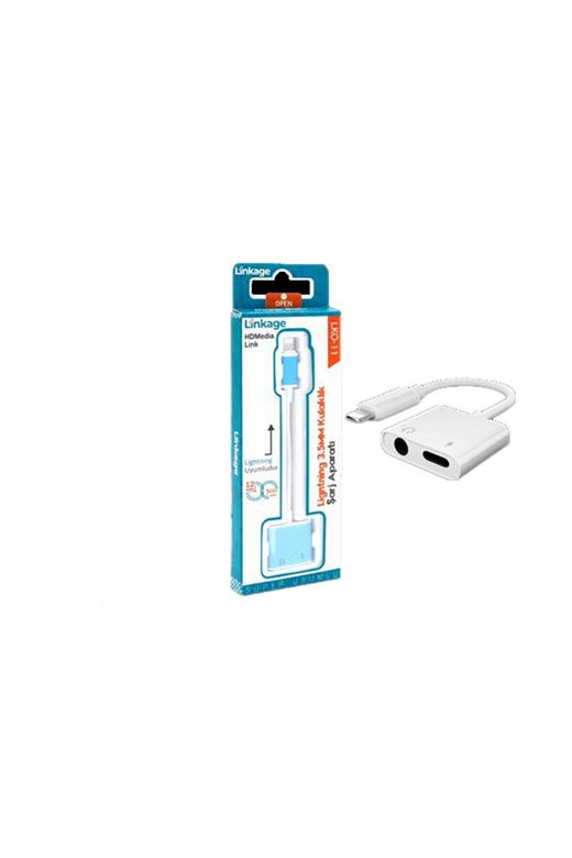 Linkage Lko-11 Lightning&lightning Şarj Ve Kulaklık Aparatı Süper Uyumlu Çevirici Dönüştür