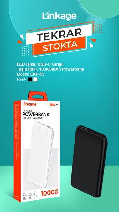 Linkage Lkp-55 10.000 Mah Taşınabilir Powerbank