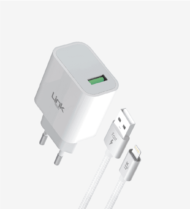 Linktech C204 Safe Lightning Usb 10W Hızlı Şarj Aleti