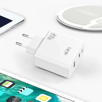 Linktech C215 45W Usb 3.0 + Type-C Pd Şarj Adaptörü
