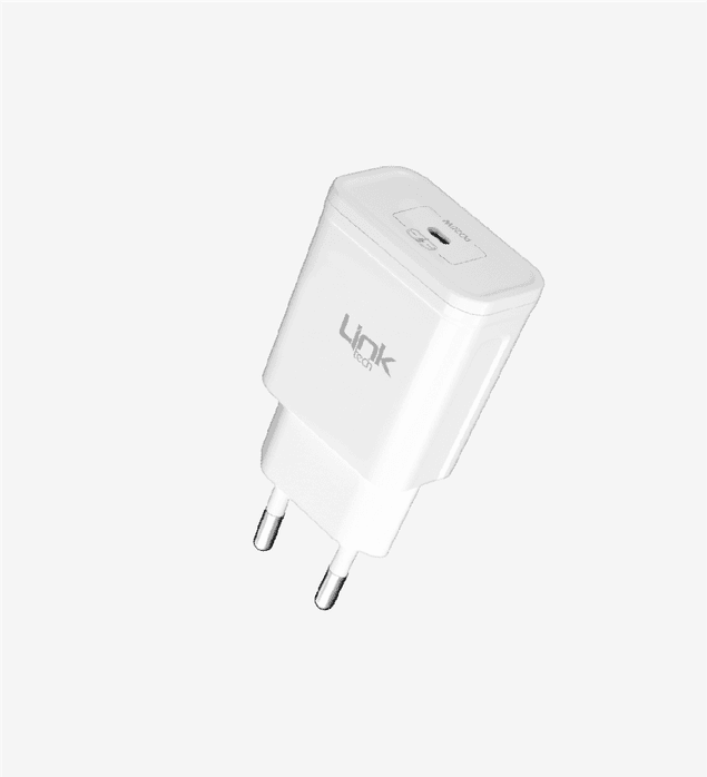 Linktech S667 Type-C Çıkışlı Pd 20W Şarj Aleti (Başlık) Beyaz