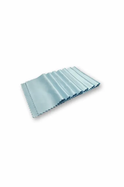 Lionel 8680319689831 Açık Mavi 100 Adet Mikrofiber Gözlük Temizleme Bezi