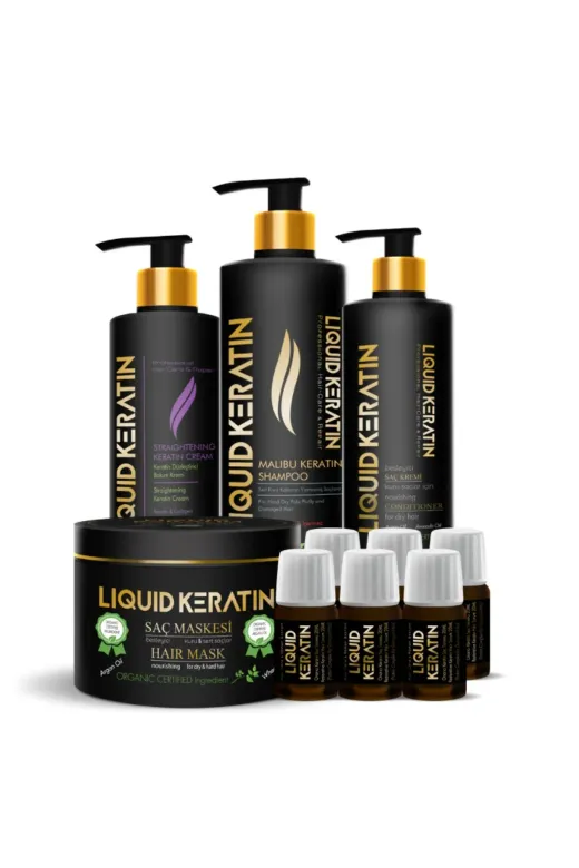 Liquid Keratin #000433 Çift Etkili Saç Botoksu No-2 Onarıcı Keratin Bakım Seti- (Daha Düz, Canli, Parlak Ve Yumuşak Saçlar)