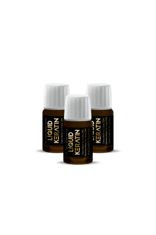 Liquid Keratin #000437 Keratin Bakım Ekstra 4'lü Set - Kuru Yıpranmış Kabaran Saçlar Için - Onarıcı Canlandırıcı