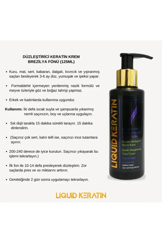 Liquid Keratin EKST00435 Ekstra Mega Full - Kökten Uca Keratin Saç Bakım Seti - Onarıcı Güçlendirici