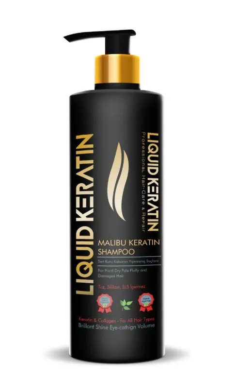 Liquid Keratin KRS3800-YHB Onarıcı Saç Botoksu No 2 - Yıpranan Yanan Kopan Kırılan Saçlara Keratin Bakım Seti