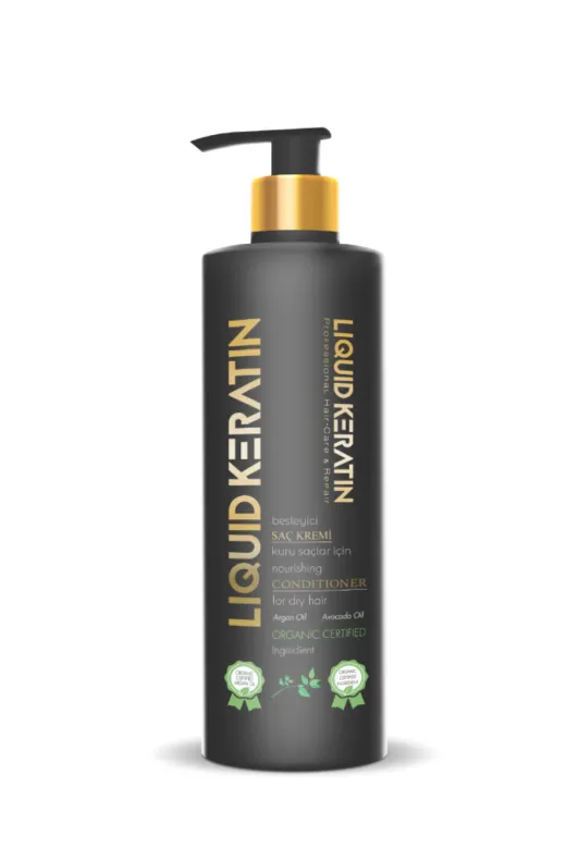 Liquid Keratin KRS3800-YHB Onarıcı Saç Botoksu No 2 - Yıpranan Yanan Kopan Kırılan Saçlara Keratin Bakım Seti