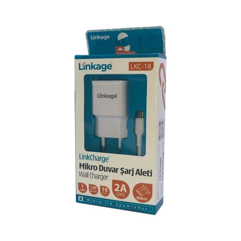 LKC-18v Linkage Lkc-18 10W Micro Şarj Aleti Beyaz