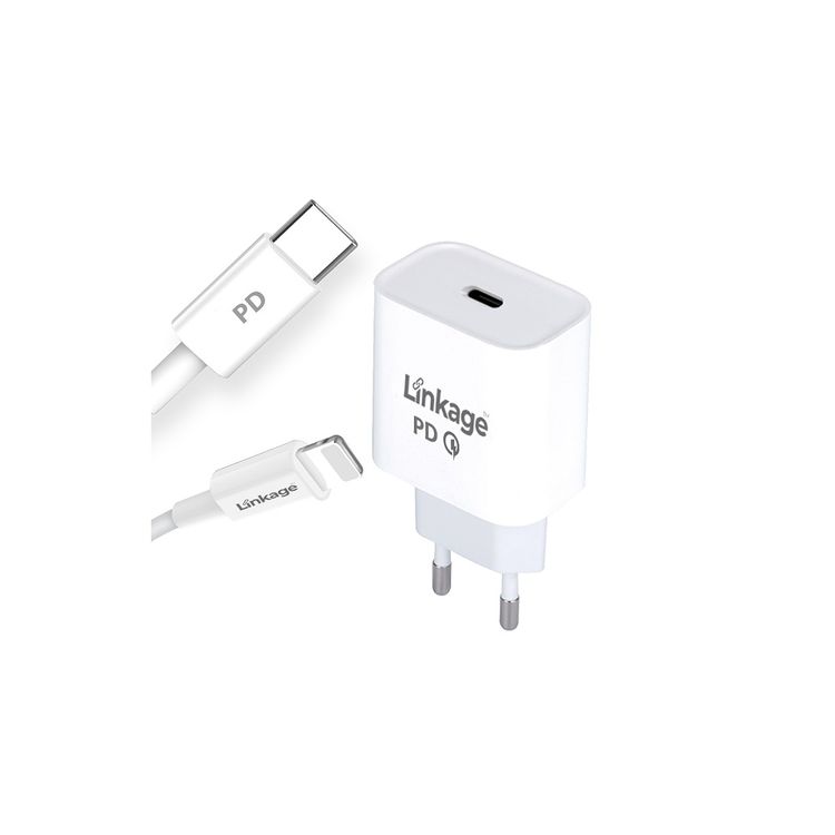 LKC-27v Linkage Lkc-27 Pd Quick Charge 3.4A 25W 1Xusb-C Lightning Şarj Cihazı