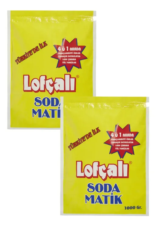 Lofçalı 01944032 Çamaşır Soda Matik Kireç Önleyici & Beyazlatıcı 1000 Gr X 2