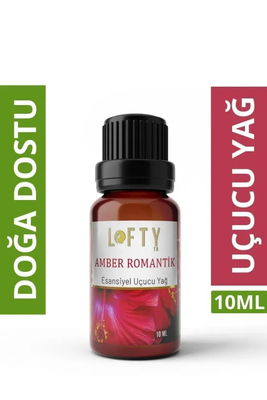 Lofty LoftyB10ML16 Amber Romantik Uçucu Yağ Buhurdanlık Esansı Oda Kokusu Esansiyel Yağ Buhur Yağı 10Ml