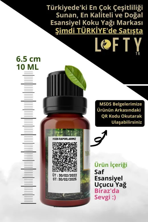 Lofty LoftyB10ML21 Yüksek Frekans Uçucu Yağ Buhurdanlık Esansı Oda Kokusu Esansiyel Yağ Buhur Yağı 10Ml