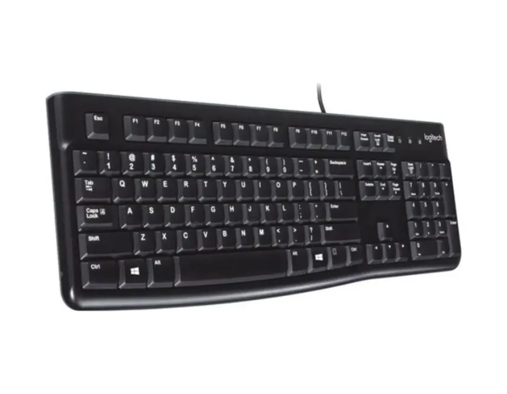 Logitech K120 920-002505 USB Kablolu Standart Q Klavye Siyah