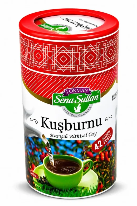 Lokman Sena Sultan 37249 Kuşburnu Demlik Poşet Çay 42'li 65 Gr