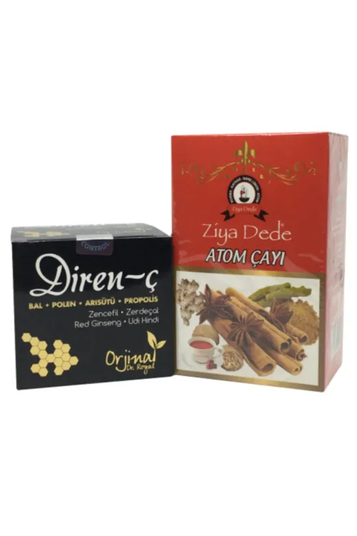 Lokman Sena Sultan M0288178 Bağışıklık Güçlendirici Direnç Macun 350 Gr Ve Atom Çayı 170 Gr
