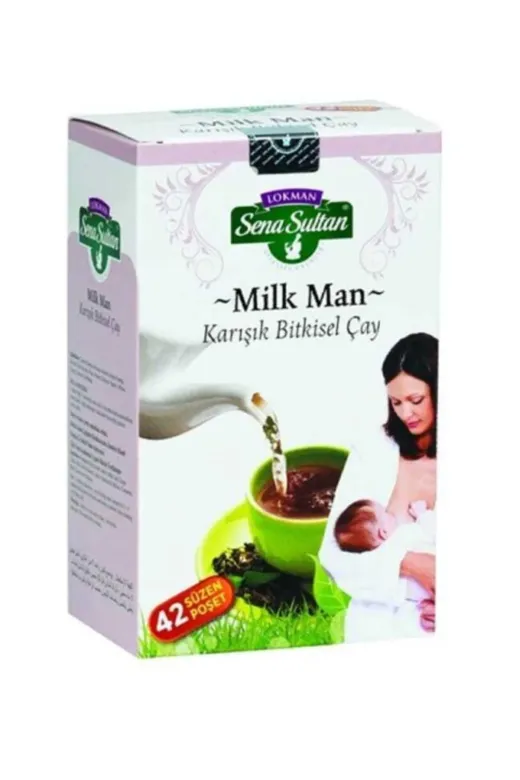 Lokman Sena Sultan MİLKMAN Sena Sultan Milk-Man 42 Li Bardak Poşet Çay