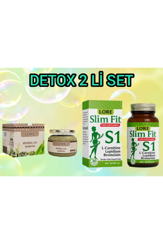 LORE LIFE lshdt Lore Slim Fit S1 30Kp Ve Herbal Detox Çay