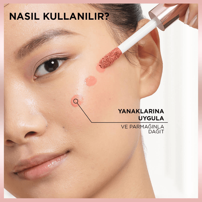 Loreal Paris 1425004 L'oreal Paris Lumi Blush Yoğun Pigmentli Ve Işıltılı Likit Allık Glowy Worth It