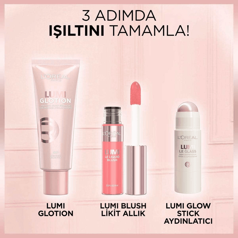 Loreal Paris 1425004 L'oreal Paris Lumi Blush Yoğun Pigmentli Ve Işıltılı Likit Allık Glowy Worth It