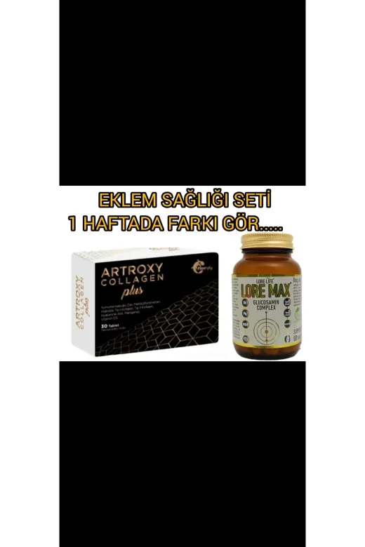 LoreLife atrf Artroxy Colajen Plus 30Kp & Glukozamin Complex 60Tb