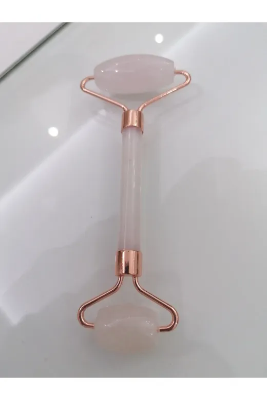 Lotus LotusABBLK-05 Kristal Kuvars Doğal Taş Masaj Taşı - Face Roller