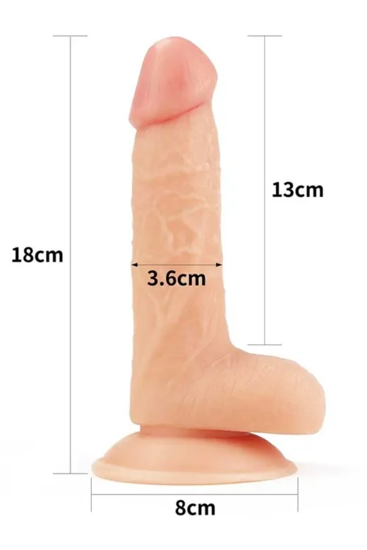 Lovetoy Ultra Yumuşak Realistik Penis 18 Cm