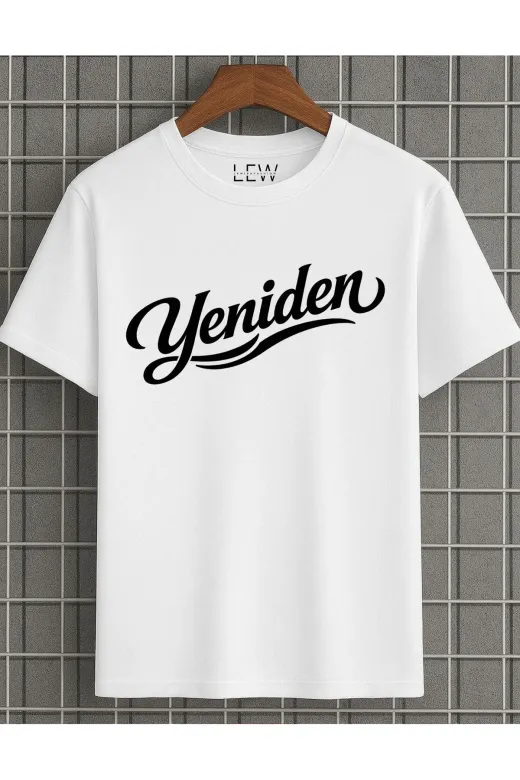 lovver yln4 Yeniden Şarkı Sözlü Tasarım Premium Baskı Konser Pamuklu Konsept Tişört
