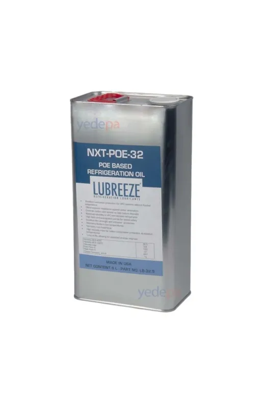 Lubreeze yedepaNXT- 32 5 Lt Poliol - Ester (Poe) Nxt- 32 Kompresör Yağı 5 Lt