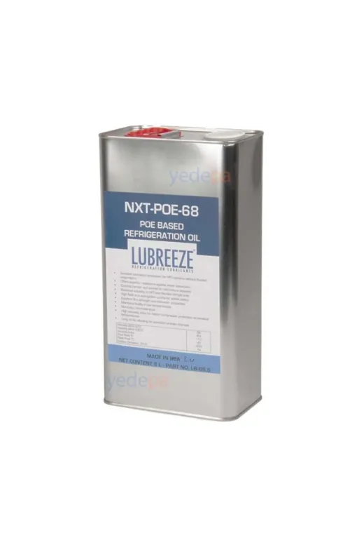 Lubreeze yedepaNXT- 68 5 Lt Poliol - Ester (Poe) Nxt- 68 Kompresör Yağı 5 Lt