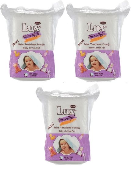 Lux Bebek Temizleme Pamuğu 180 Adet (3Pk*60)
