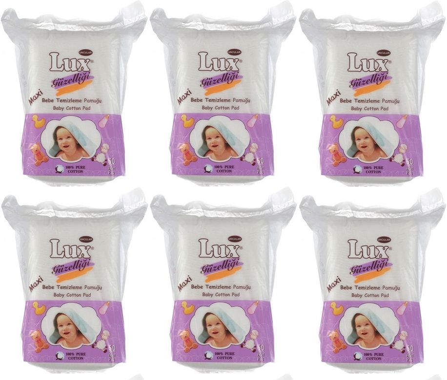 Lux Bebek Temizleme Pamuğu 360 Adet (6Pk*60)