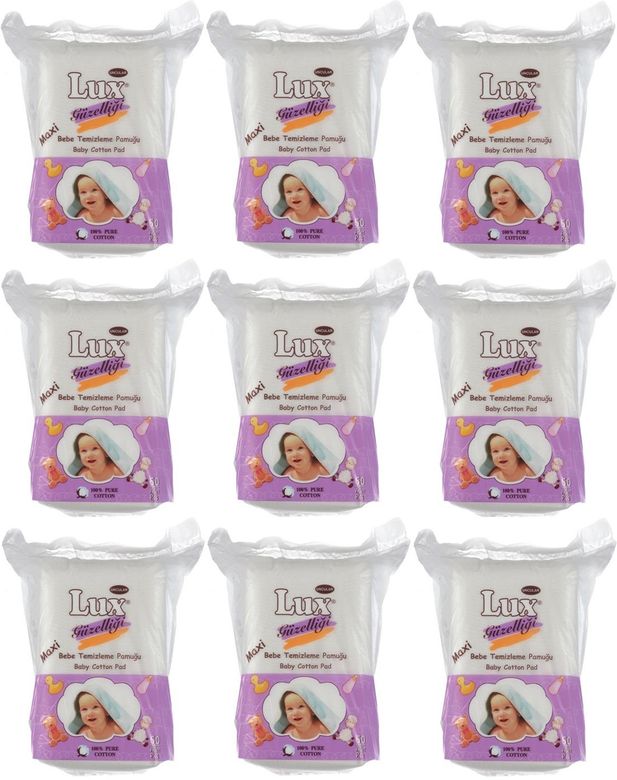 Lux Bebek Temizleme Pamuğu 540 Adet (9Pk*60)
