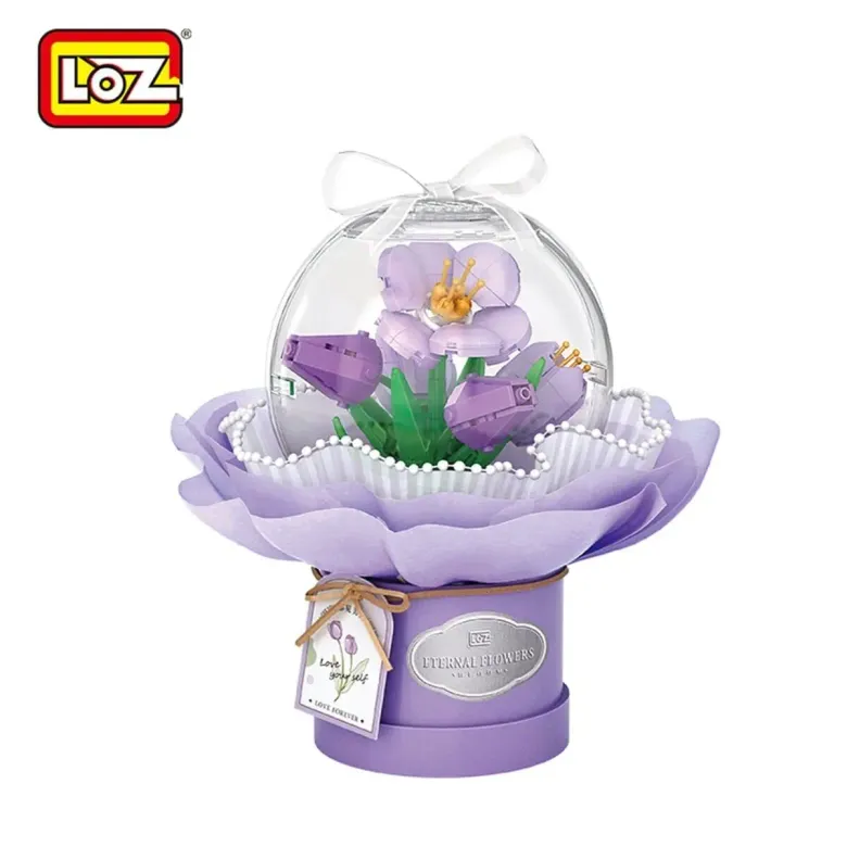 LZ1297 LOZ LEDLİ ORKİDE BUKETİ BLOCK OYUNCAK 272 PARÇA