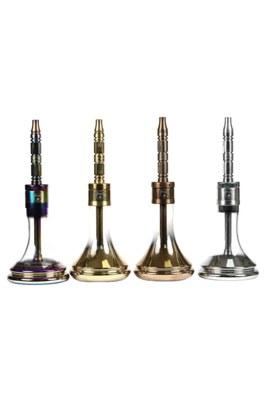 MAC SHISHA SMALLARİZONATİTANBAKIR Bakır Renk Full Çelik Orta Boy Nargile Takımı Tüm Set Masa Üstü Nargile Takımı Orta Boy Nargile