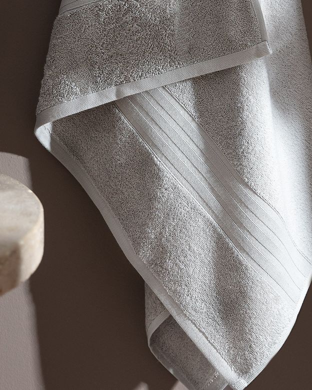 Madame Coco 8684427029466 Martha Yüz Havlusu (Tencel™) - Açık Gri - 50X80 Cm