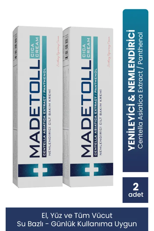 Madetoll MDTL-3948 Nemlendirici Cilt Bakım Kremi 30 Gr 2 Adet