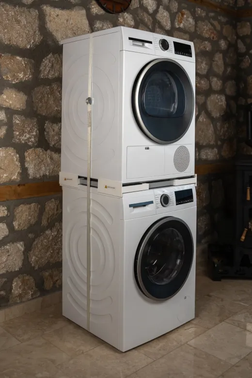 maggen MGGN202505 Çamaşır Makinesi Kurutma Makinesi İstifleme Aparatı-Kiti Samsung Lg Regal Tüm Markalar Için Ayarlanabilir