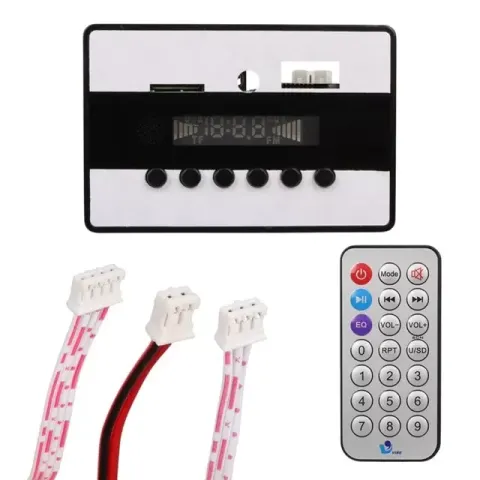 Magicvoice Mv-14907 Usb-sd-aux-bluetooth Mikrofonlu Kumandalı Ekranlı Oto Teyp Çevirici Dijital Player Board