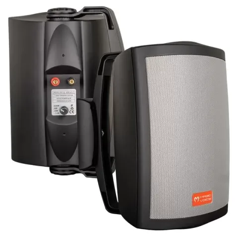 Magicvoice Mv-25 16 Cm 80w 2 Yollu Siyah Sütun Hat Trafolu Hoparlör 2'li Takım