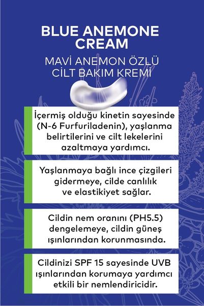 Maia mc maıaanemon199 Mavi Anemon Cilt Bakım Kremi 50 Ml