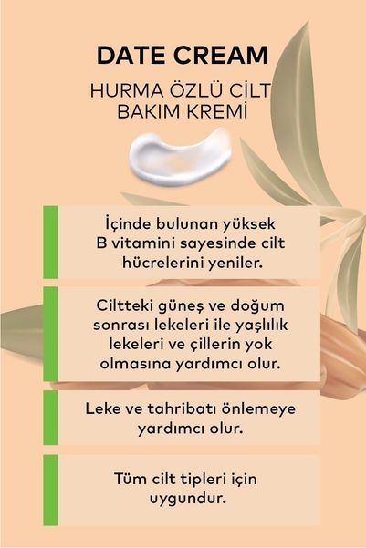 Maia mc maıahurma199 Hurma Cilt Bakım Kremi 50 Ml