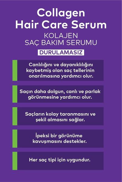 Maia mc maıakolajenserum159 Kolajen Saç Bakım Serumu Durulamasız 100 Ml