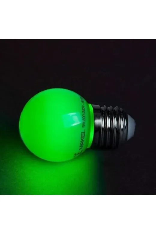 MAKEL M BB01.0W-0627A 1W Led Gece Lambası Yeşil
