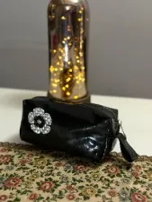 Makyaj.kozmetik Çantası,seyahat Tipi,çanta Organizer Parlak Siyah