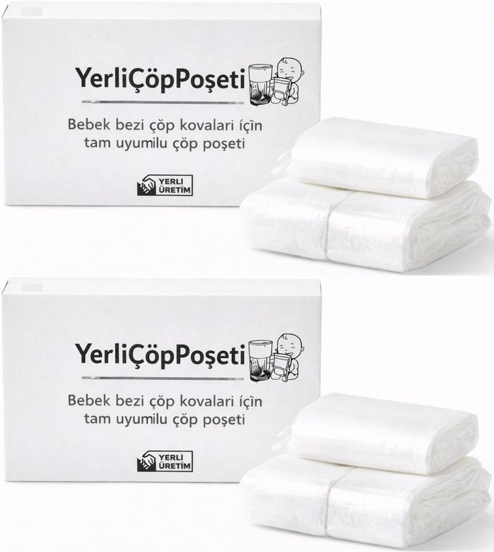 Mandaş Tommee Tippee Twist & Click Çöp Poşeti Tam Uyumlu Yerli (3 Lü Yedek Set) KOVASIZ (2 Li Set)
