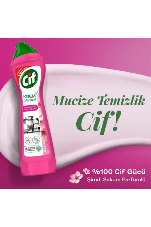 Mara cifkrem Krem Mucizesi Sakura Parfümlü Yüzey Temizleyici 750 Ml