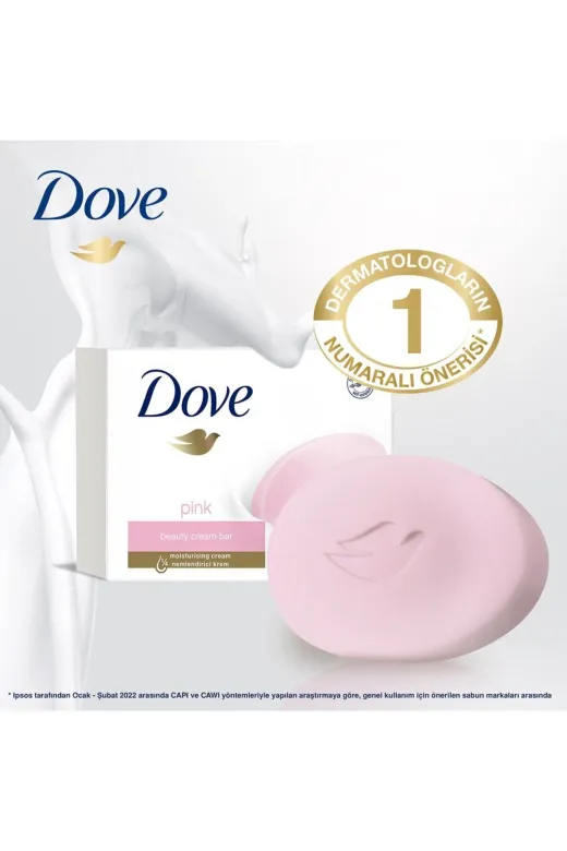 Mara Güzelliksabunu Beauty Cream Bar Katı Güzellik Sabunu Pink Nemlendirici Etkili 90 G X4 Adet
