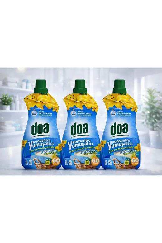 Mara MARATEMHIJYENDOA Doa Konsantre Yumuşatıcı Lilyum & Lotus 1500 Ml 3 Adet