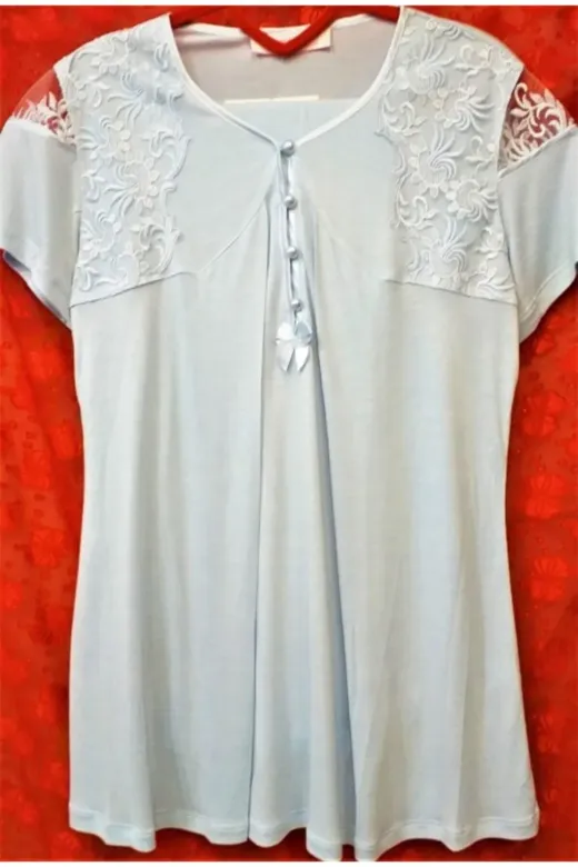Marilyn 5542 Kadın Mavi Pijama Takımı